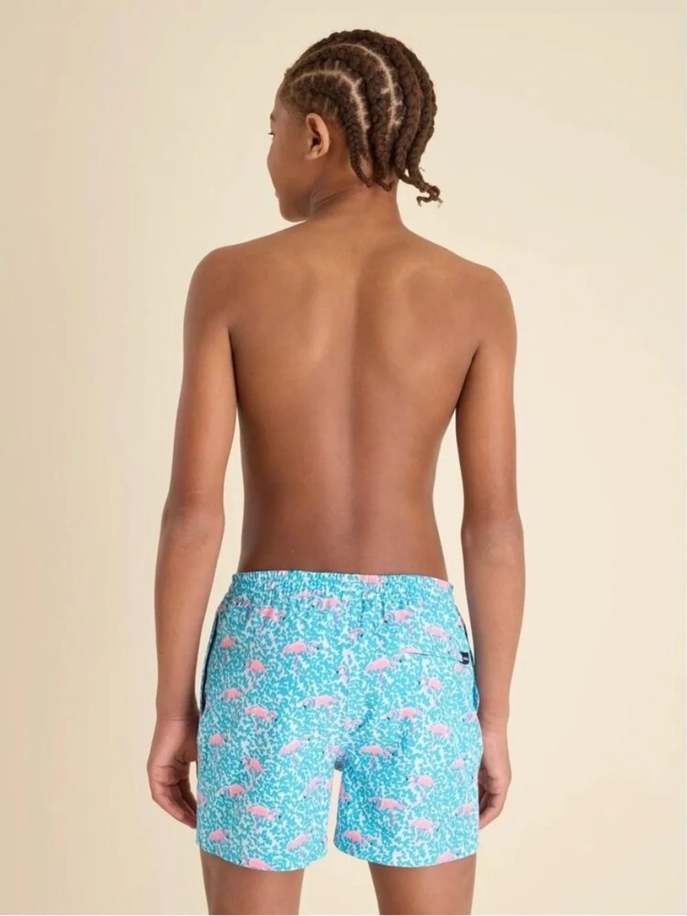 NWOT Chubbies The Domingos Are For Flamingo Swim Trunks Boys’ Large 14/16 Lined